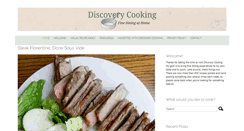 Desktop Screenshot of discoverycooking.com